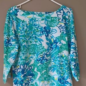 Lilly Pulitzer 3/4 sleeve top